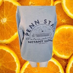 USCAPE Apparel Penn State Nittany Lions Crewneck Sweatshirt Light Blue Size S